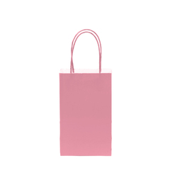 12CT SOLID LIGHT PINK KRAFT BAG 