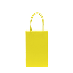 12CT SOLID YELLOW KRAFT BAG 